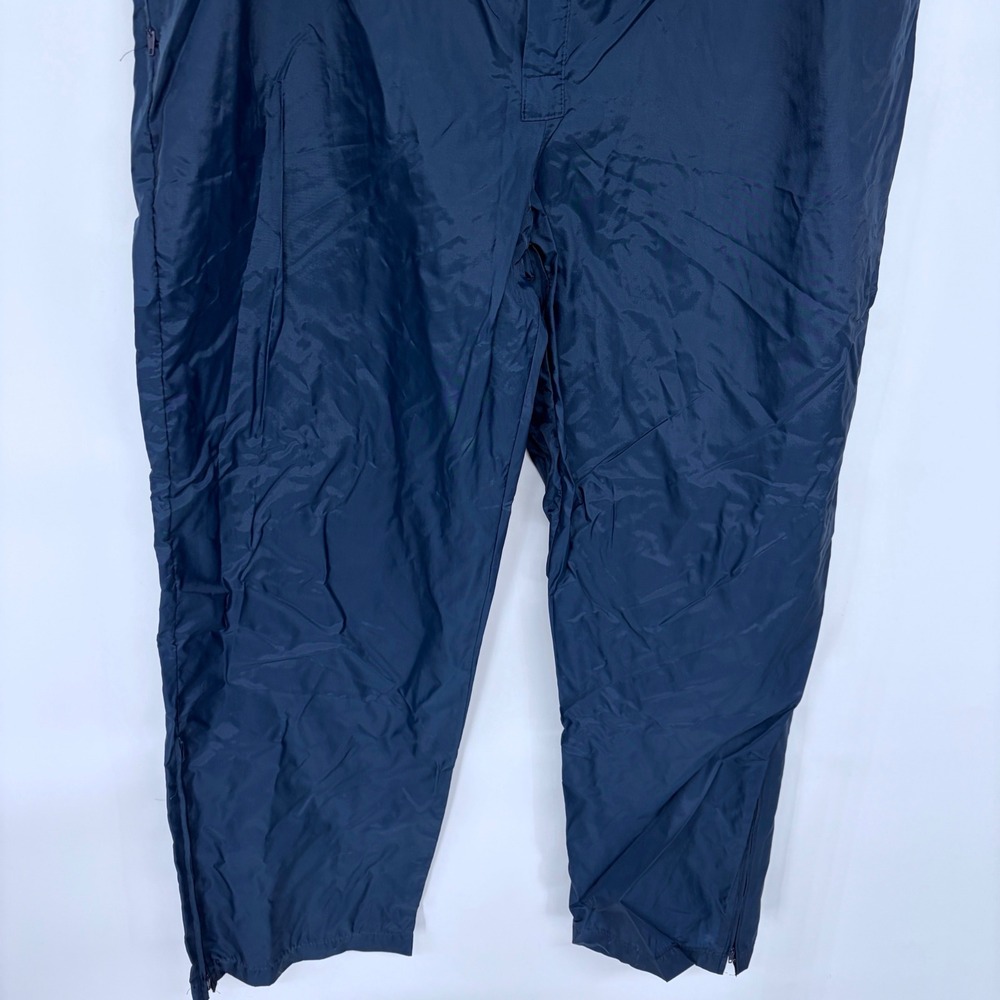 Vintage Briarcliff Collection Windbreaker Golf Pants XL‎ Mens Navy Blue Nylon - Picture 9 of 11